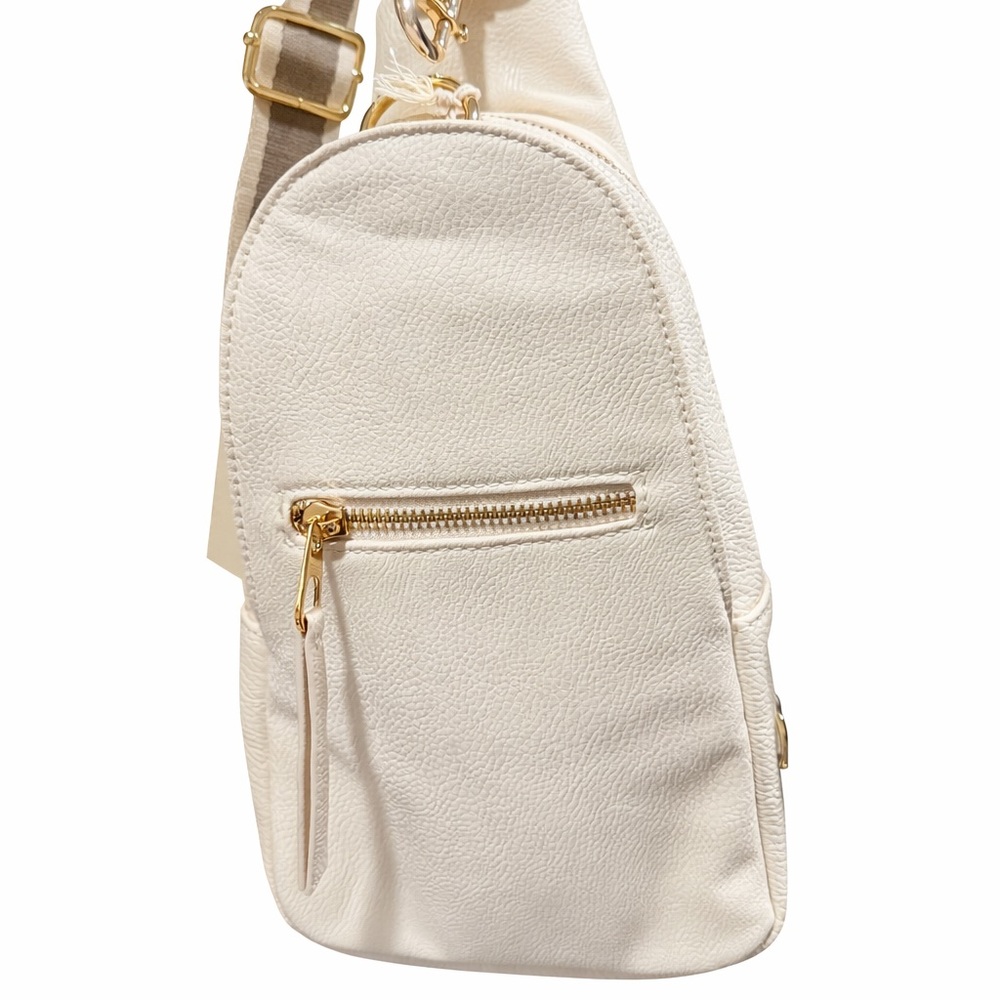 Universal Thread Cream Sling Backpack | Mini Cros… - image 1